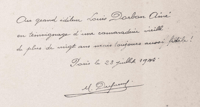 Duperrey Dedication