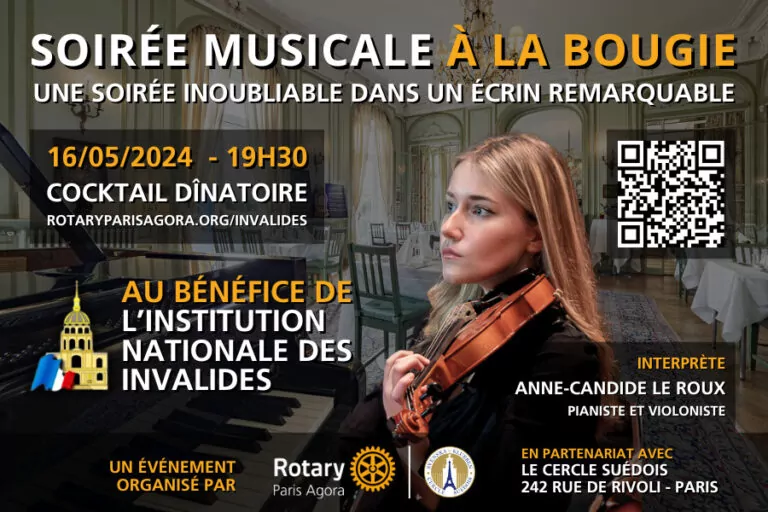 invalides soiree musicale bougies rotary paris agora