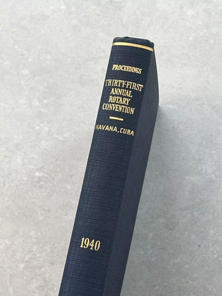 Proceedings of the Thirty-First Annual Rotary Convention, Havana, Cuba